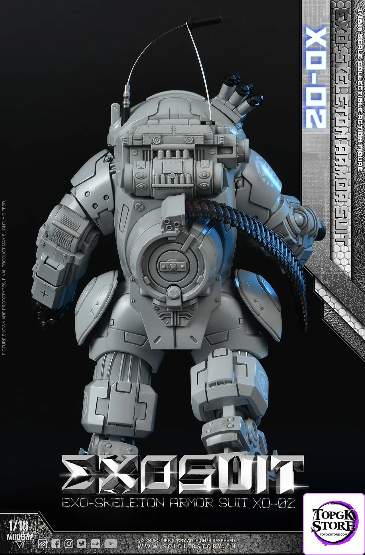 Soldier Story – Original SSE002 1/18th Scale EXO-Skeleton Armor Suit XO-02 Collectible Action Figure (Licensed) - Photo