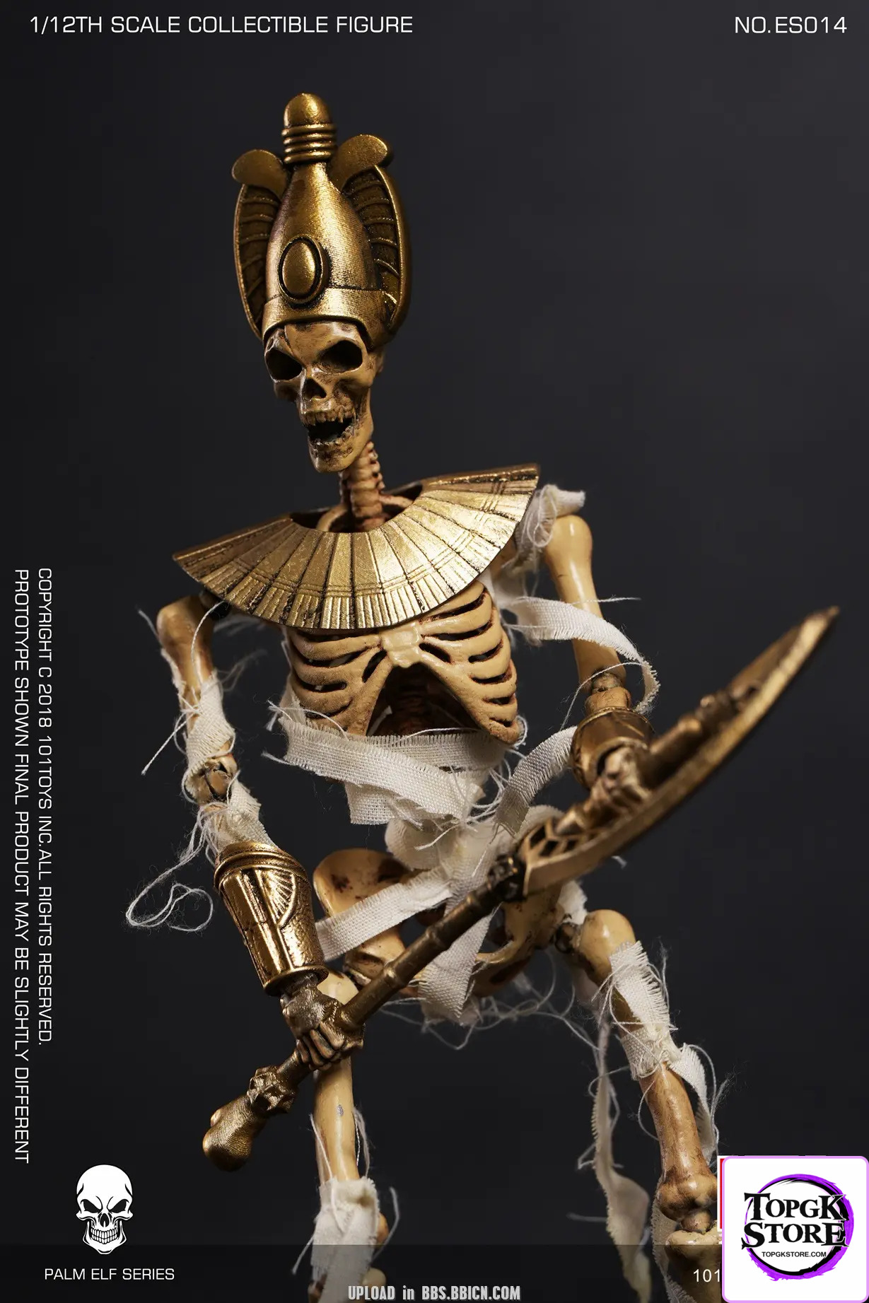 101Toys – Original PALM ELF SERIES- Skeleton Egyptian Mummy (Licensed) - Photo 12 | TopGKStore