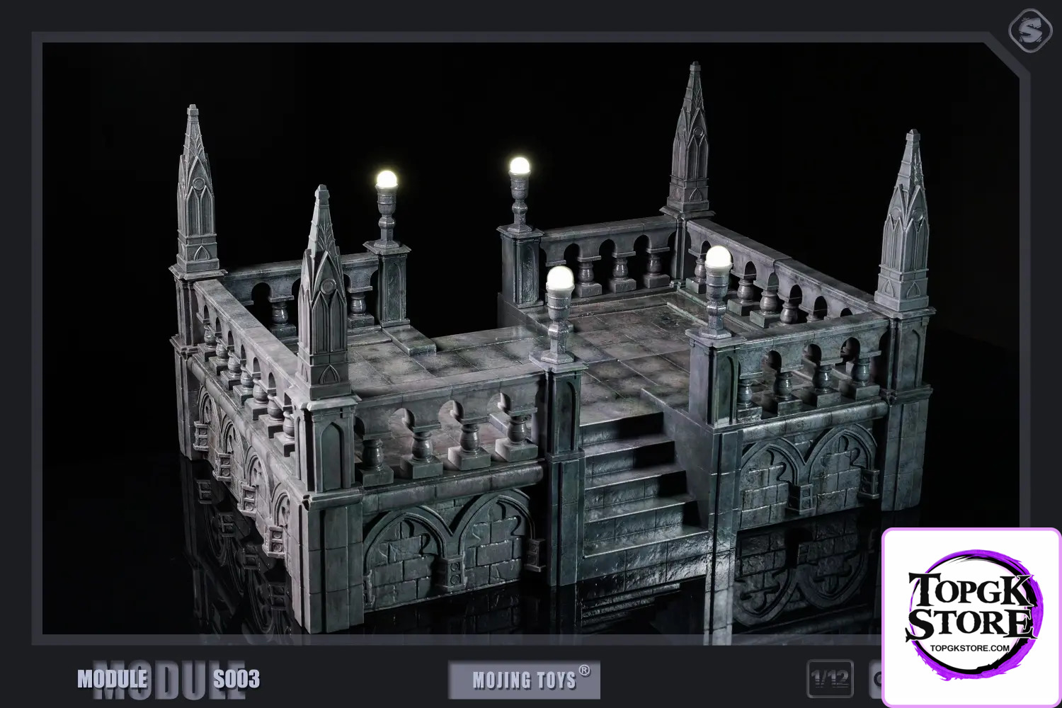 MOjingToys – Original 1/12Module Series Gothic Roof and Staircase Scene S003 (Licensed) - Photo 1 | TopGKStore