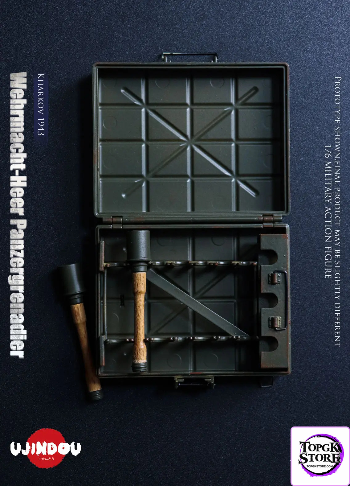 UJINDOU – Original 1/6 WWII Wehrmacht-Heer Panzergrenadier, Kharkov 1943 (Licensed) - Photo 17 | TopGKStore