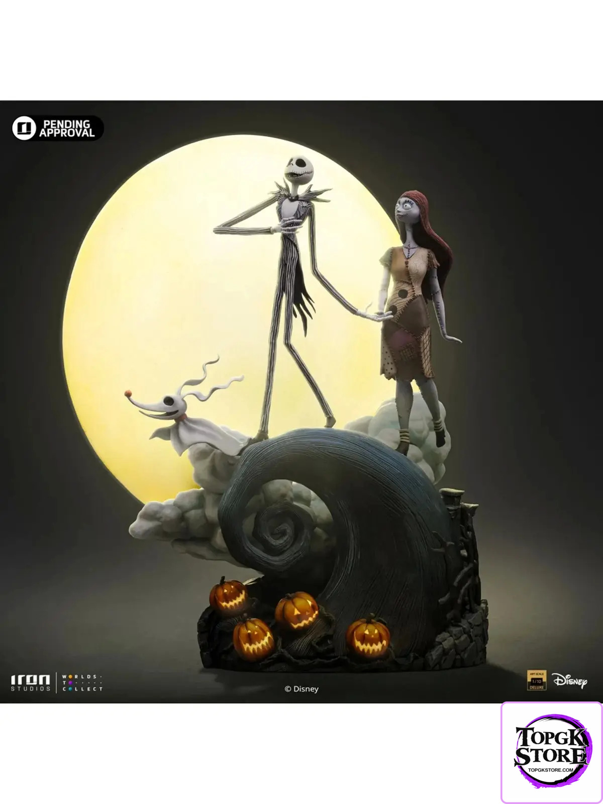 Iron Studio – 1/10 The Nightmare Before Christmas Jack Skellington & Sally Regular Version & Deluxe Version DSN