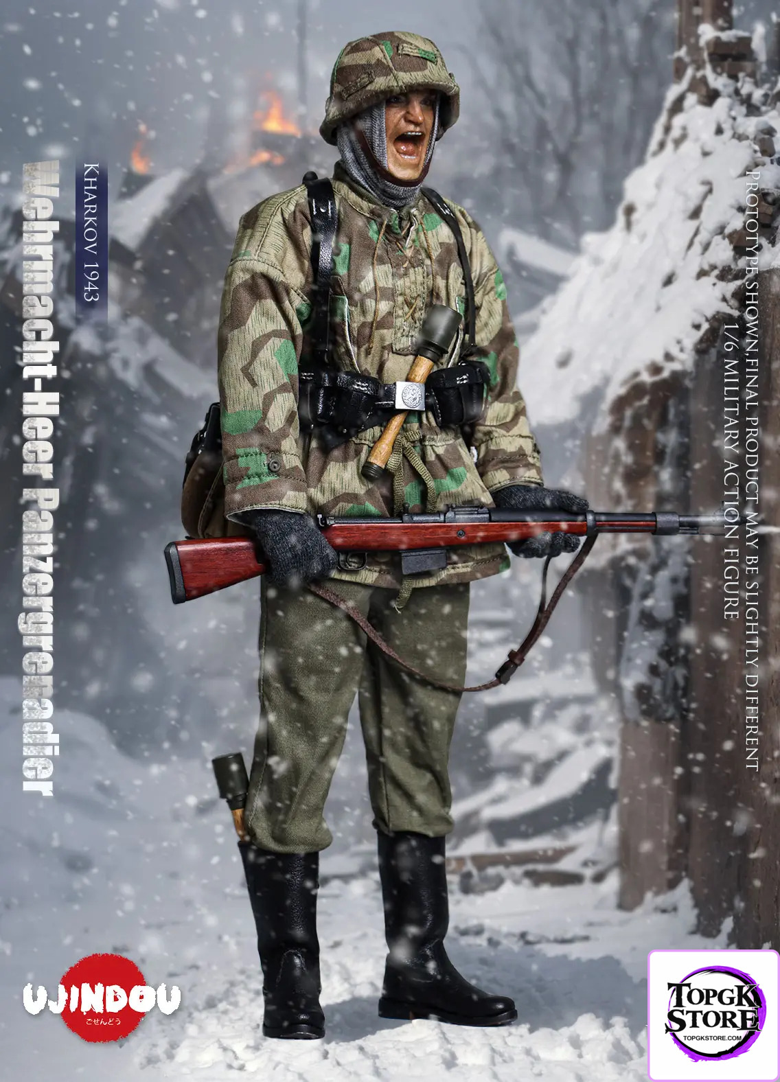 UJINDOU – Original 1/6 WWII Wehrmacht-Heer Panzergrenadier, Kharkov 1943 (Licensed) - Photo 19 | TopGKStore