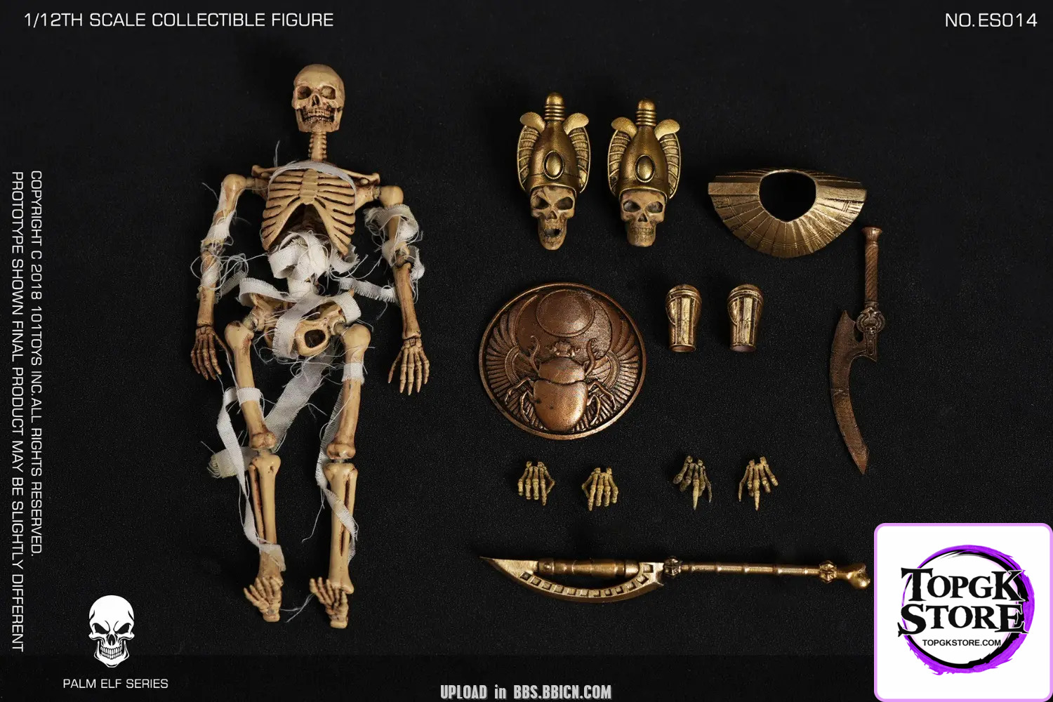 101Toys – Original PALM ELF SERIES- Skeleton Egyptian Mummy (Licensed) - Photo 16 | TopGKStore