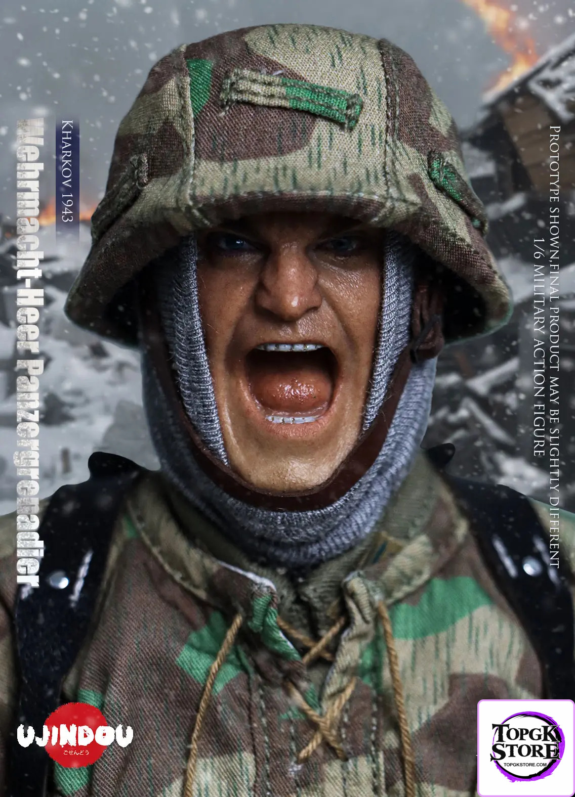 UJINDOU – Original 1/6 WWII Wehrmacht-Heer Panzergrenadier, Kharkov 1943 (Licensed) - Photo 20 | TopGKStore