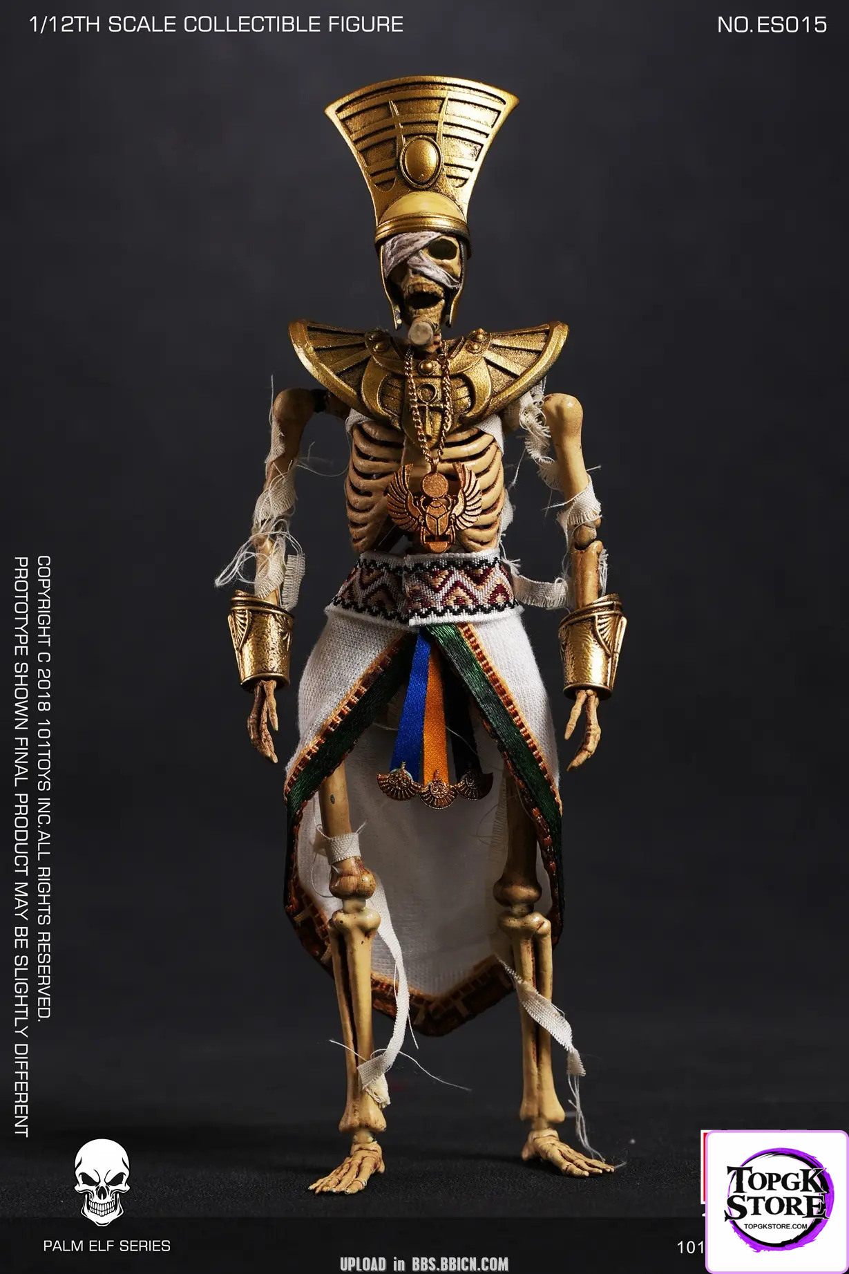 101Toys – Original PALM ELF SERIES- Skeleton Egyptian Mummy (Licensed) - Photo 17 | TopGKStore