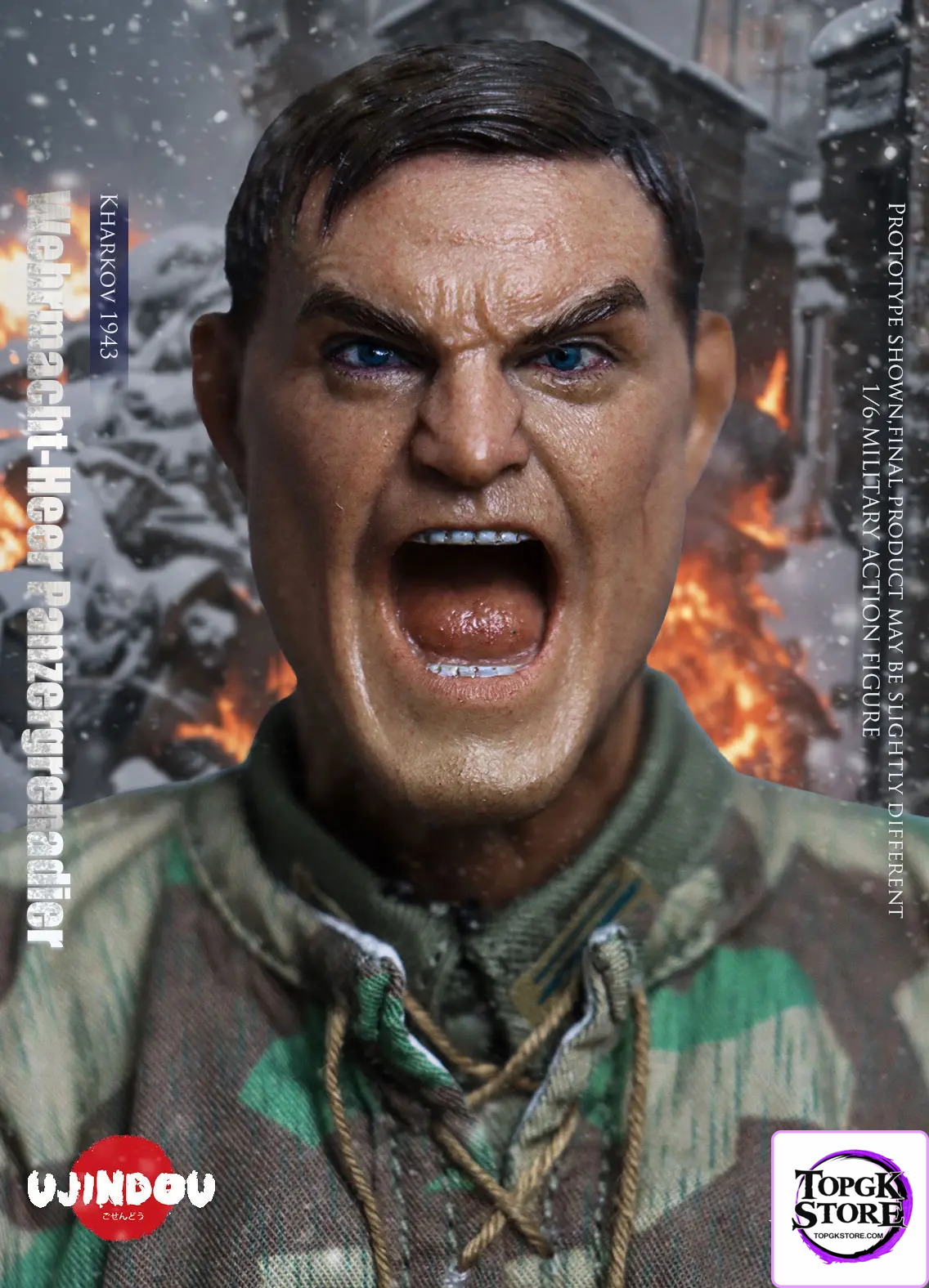 UJINDOU – Original 1/6 WWII Wehrmacht-Heer Panzergrenadier, Kharkov 1943 (Licensed) - Photo 21 | TopGKStore