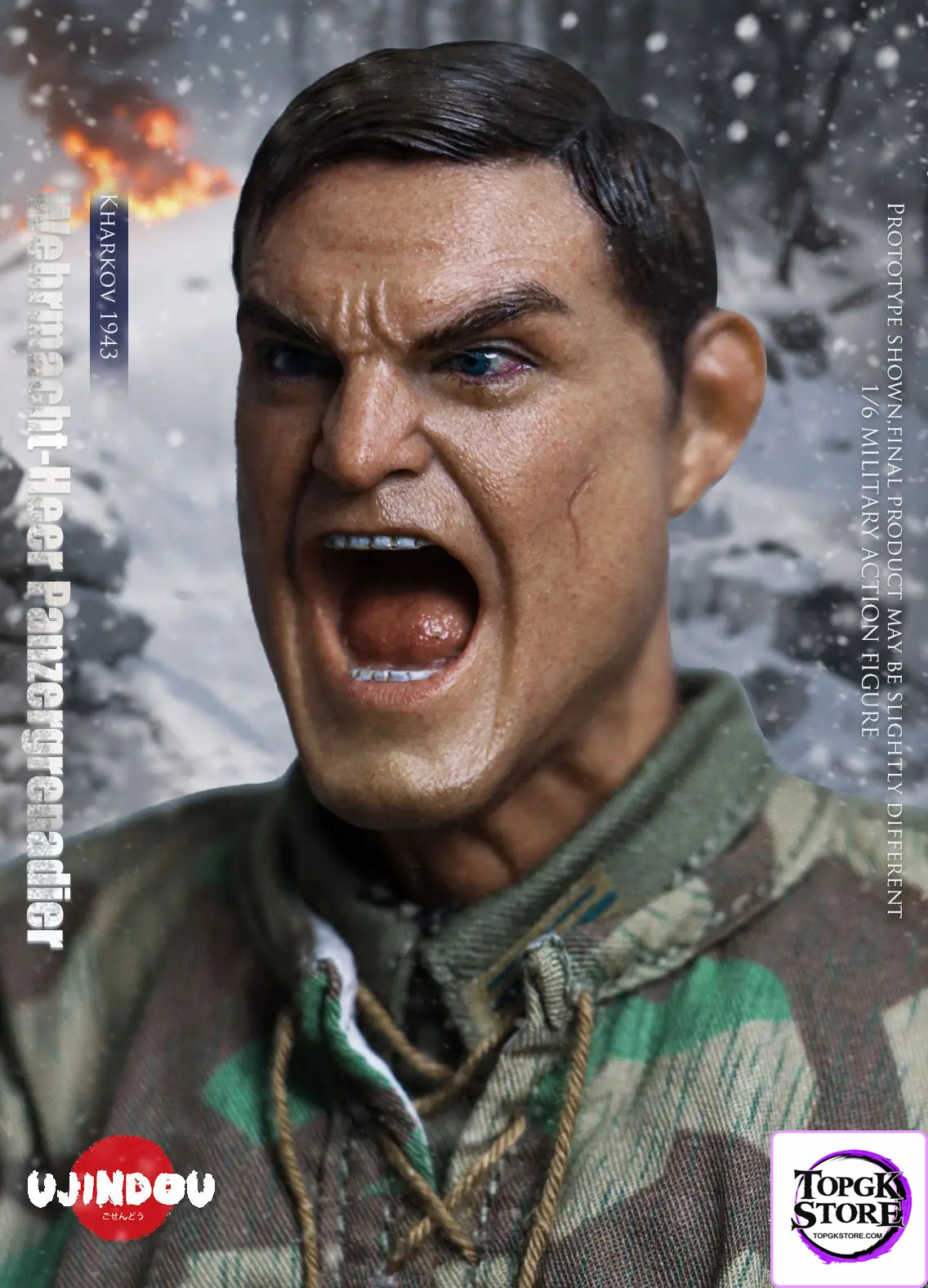 UJINDOU – Original 1/6 WWII Wehrmacht-Heer Panzergrenadier, Kharkov 1943 (Licensed) - Photo 22 | TopGKStore
