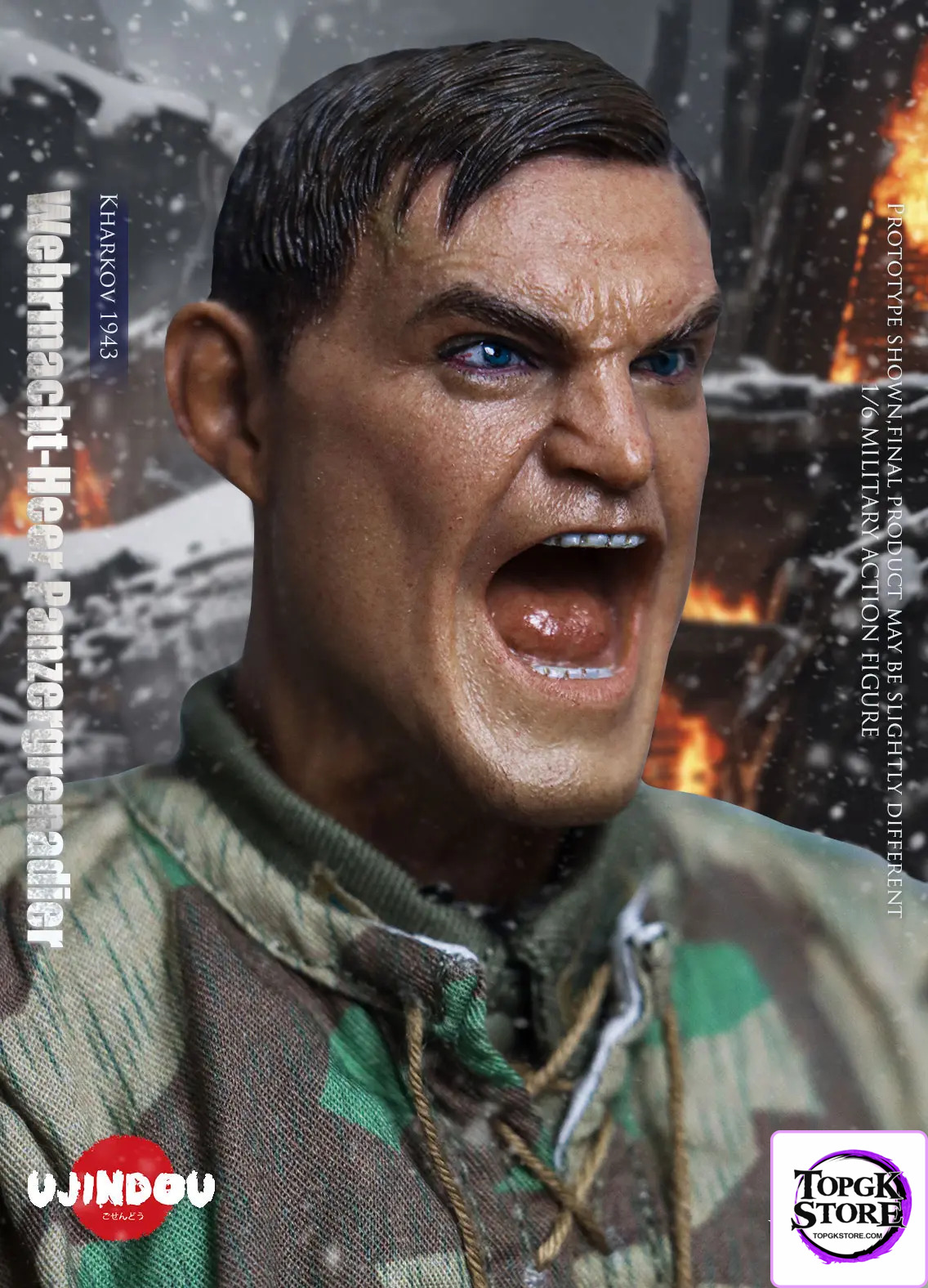 UJINDOU – Original 1/6 WWII Wehrmacht-Heer Panzergrenadier, Kharkov 1943 (Licensed) - Photo 23 | TopGKStore