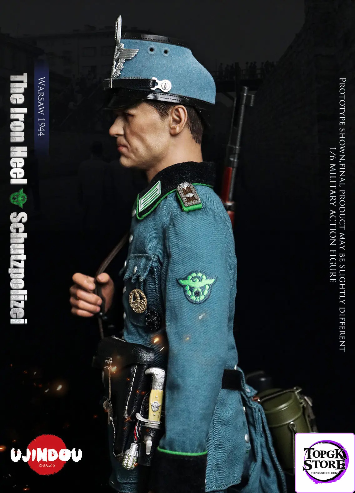 UJINDOU – 1/6 The Iron Heel-WWII German Schutzpolizei Warsaw 1944 UD9057 (Licensed) - Photo 8 | TopGKStore