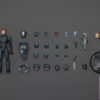 JOYTOY – Steel Ride Corps Designated Marksman Ethan & UNSC Assaulter Liam & Lucas & Samuel & Elias JT02