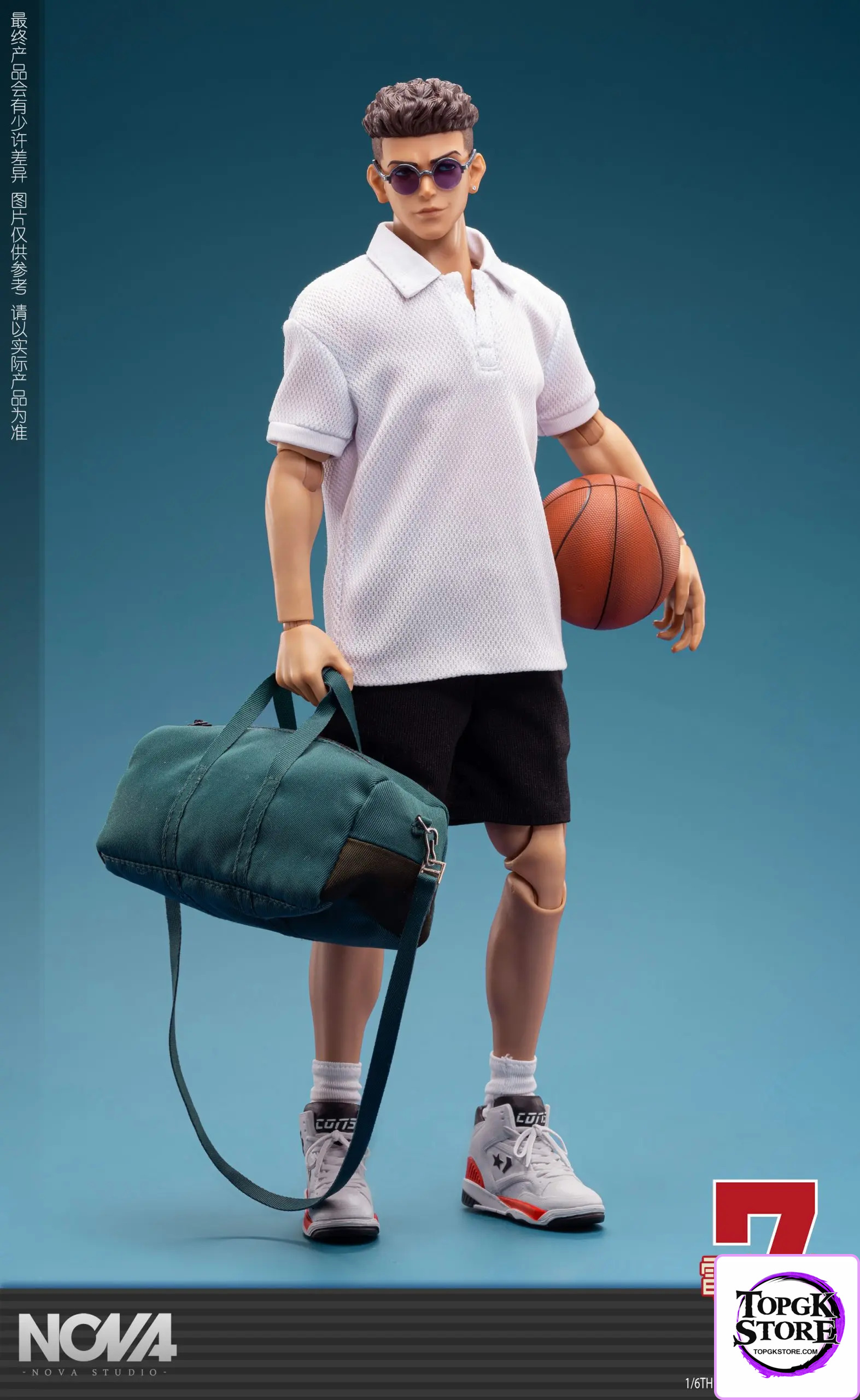 NOVA Studio – Slam Dunk 1/6 movable No. 7 basketball player Miyagi Ryota - Photo 12 | TopGKStore