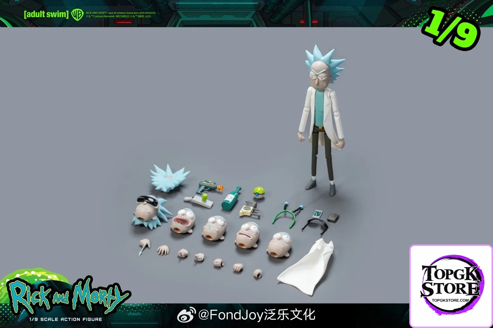 Fondjoy – Rick and Morty 1/9 Scale Action Figures (Licensed) - Photo 9 | TopGKStore