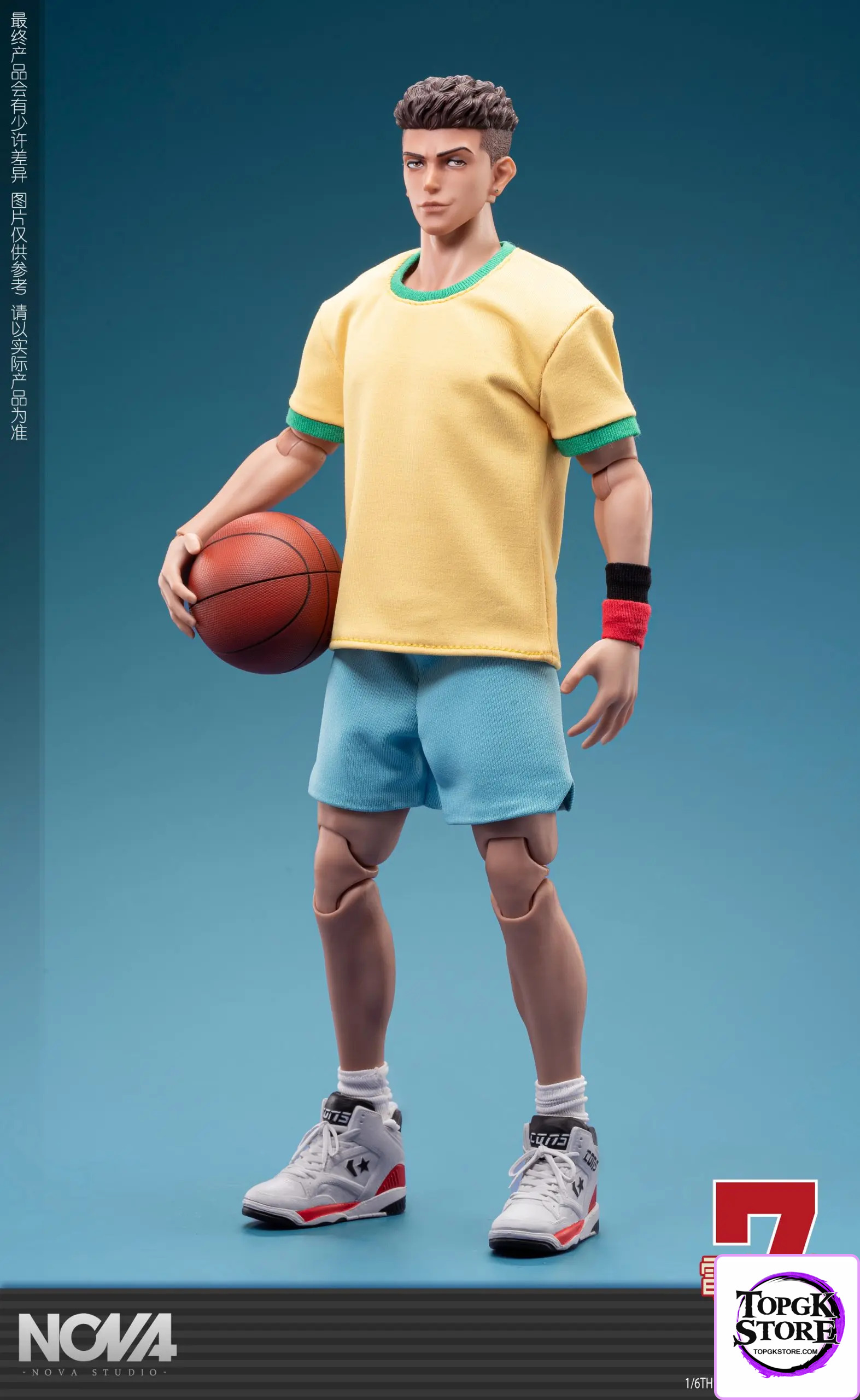 NOVA Studio – Slam Dunk 1/6 movable No. 7 basketball player Miyagi Ryota - Photo 10 | TopGKStore