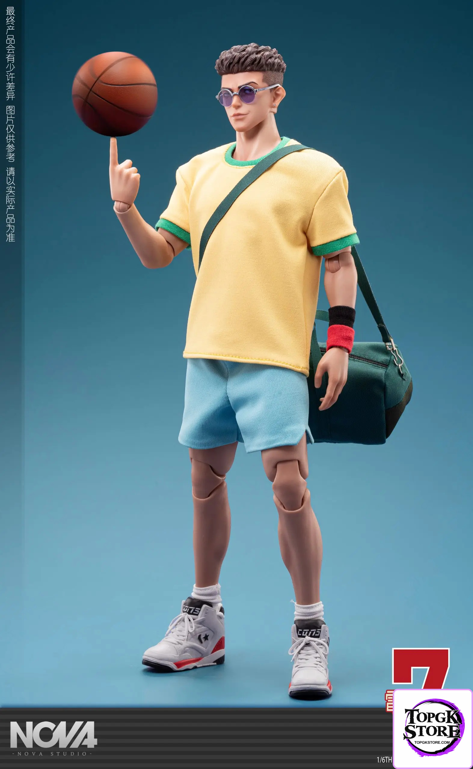 NOVA Studio – Slam Dunk 1/6 movable No. 7 basketball player Miyagi Ryota - Photo 9 | TopGKStore