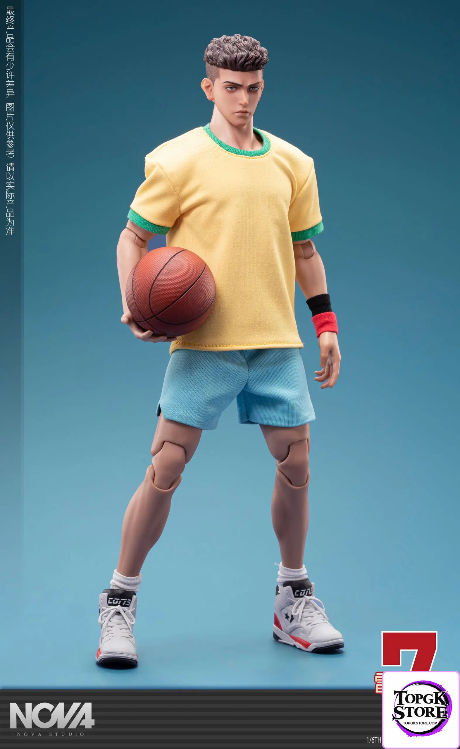 NOVA Studio – Slam Dunk 1/6 movable No. 7 basketball player Miyagi Ryota - Photo 8 | TopGKStore