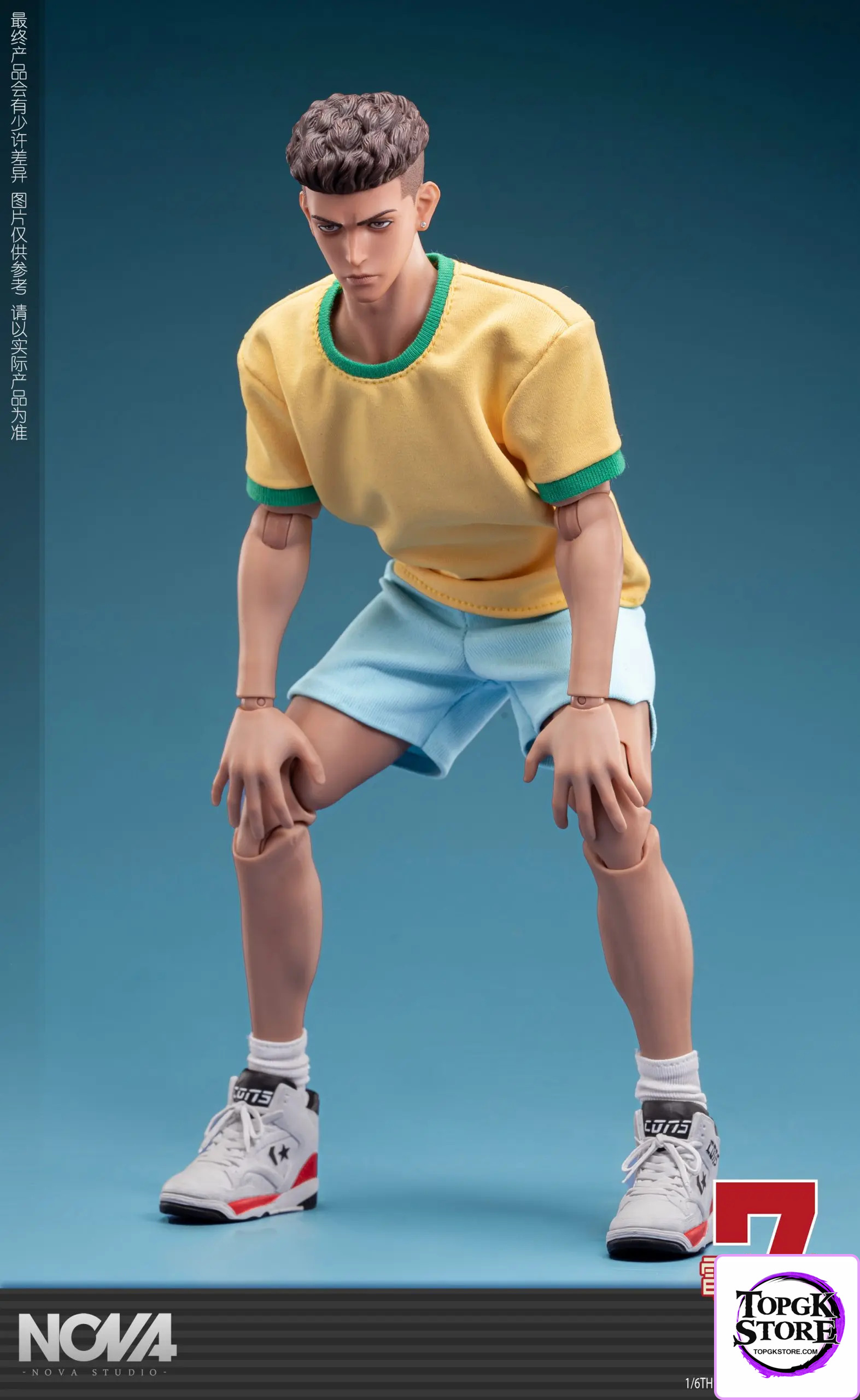 NOVA Studio – Slam Dunk 1/6 movable No. 7 basketball player Miyagi Ryota - Photo 6 | TopGKStore