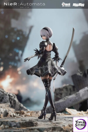 AniMester X Nuclear Gold Reconstruction – YoRHa No.2 Type B – 1/9 Scale Action Figure (Licensed) - Photo 1 | TopG