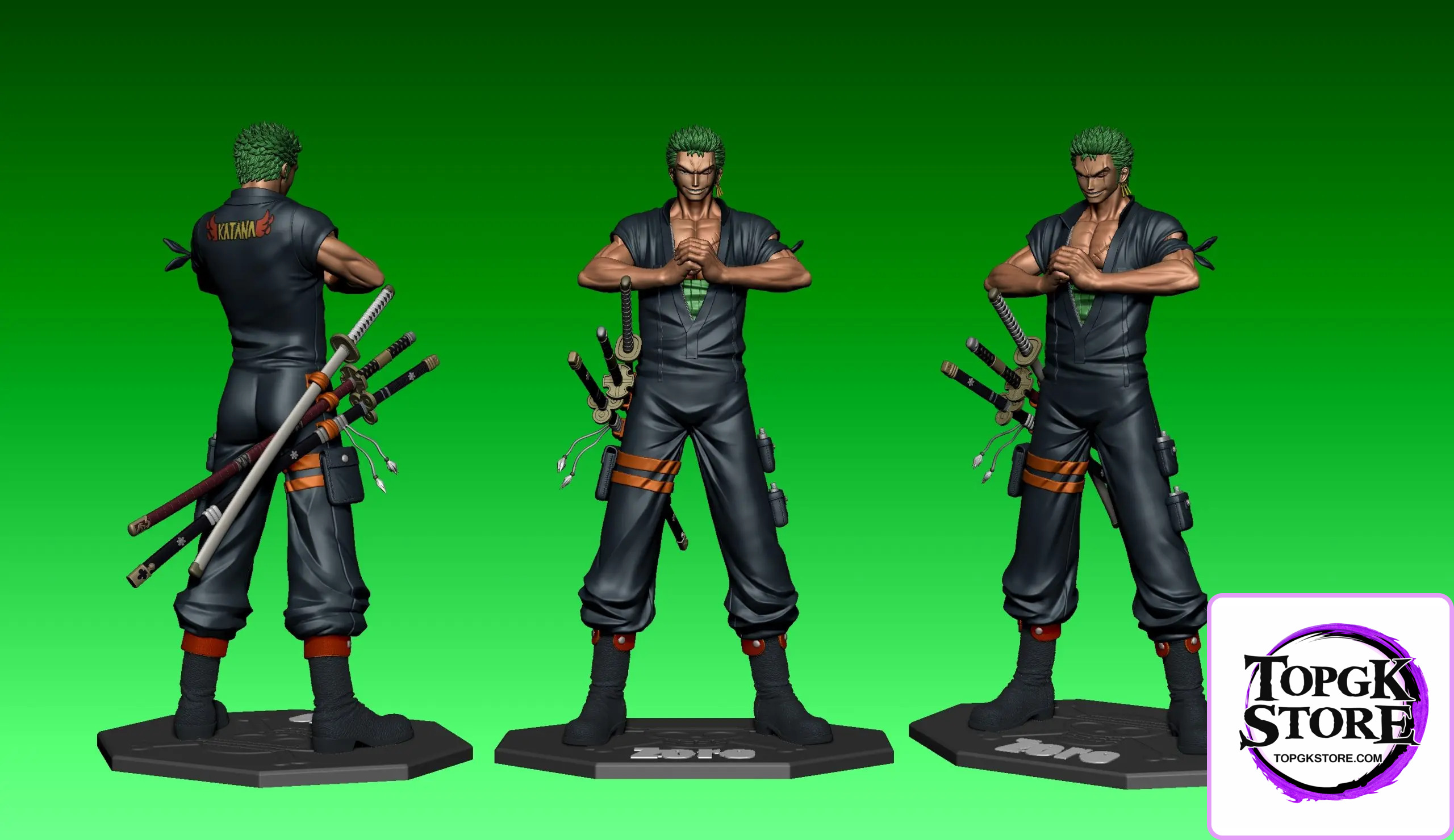 JW Studio – Straw Hat Pirates #3 Roronoa Zoro One Piece - Photo 2 | TopGKStore