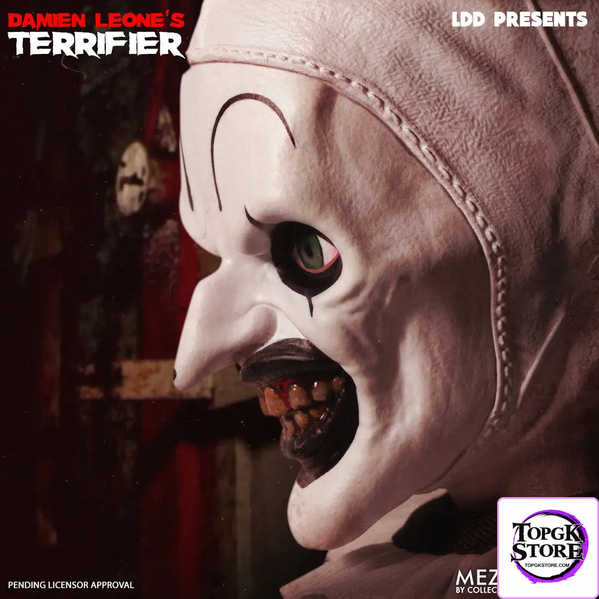 Mezco Studio – Terrifier: Art the Clown Doll & with Sound MDS Mega Scale 15-Inch Doll (Licensed) - Photo 6 | TopGKS