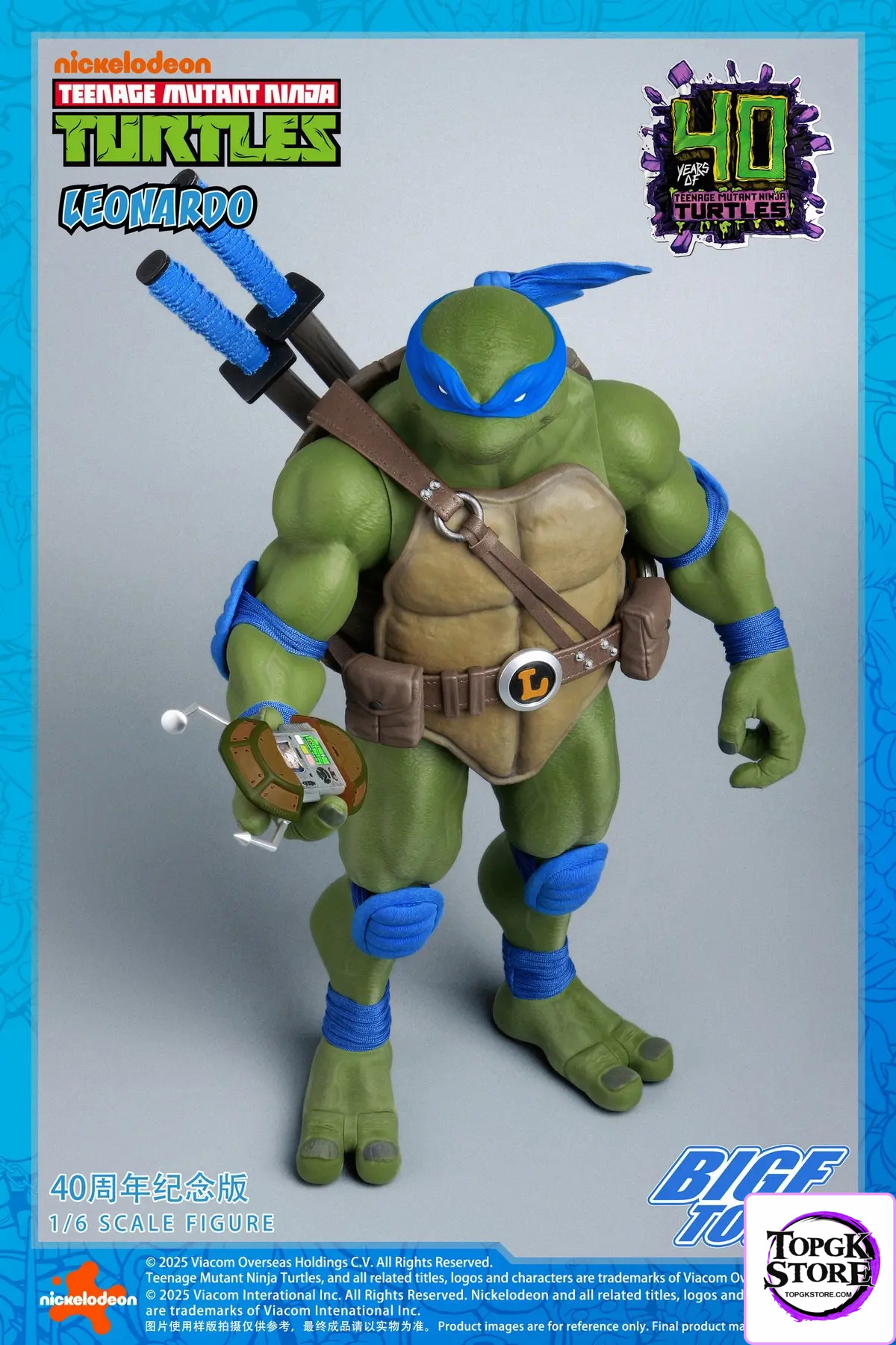 BIGFTOYS – BIGF-001 Leonardo 40th Anniversary Edition 1/6 Scale Action Figure (Licensed) - Photo 18 | TopGKStore