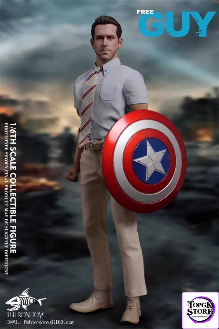 FISH BONETOYS – Original NO: FB-Z021 Out of control NPC FREE GUY 1/6 scale action figure - Photo 1 | TopGKStore