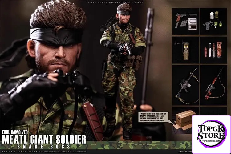 EKUAZ – MEATL GIANT SOLDIER 1/6 SNAKE BOSS EKS010 EKS011 (Licensed) - Photo 16 | TopGKStore