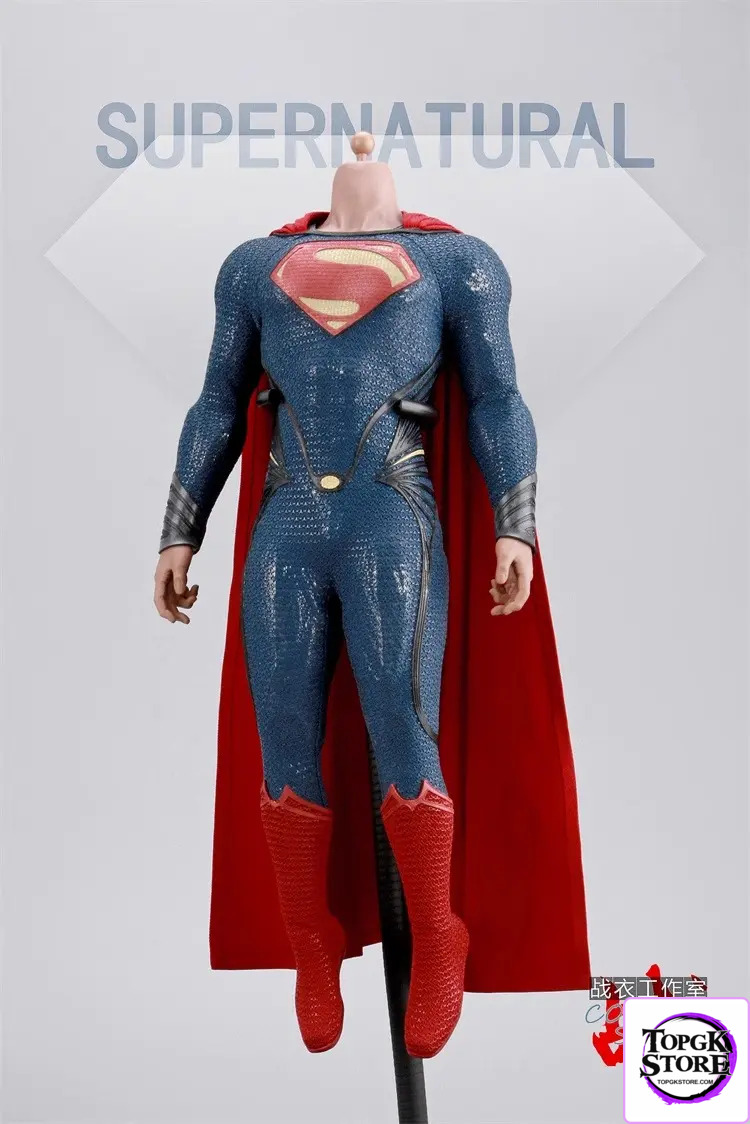 COMBA SUIT – DC SN01 1/6 Male Body and Clothes for Superman Without Head - Photo 3 | TopGKStore
