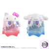 MegaHouse – Pac-Man x Sanrio Characters Chibi Collect Figure Deluxe Ghost Hello Kitty & Cinnamoroll Clear Color ver