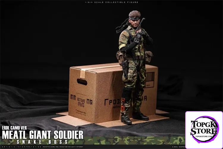 EKUAZ – MEATL GIANT SOLDIER 1/6 SNAKE BOSS EKS010 EKS011 (Licensed) - Photo 1 | TopGKStore
