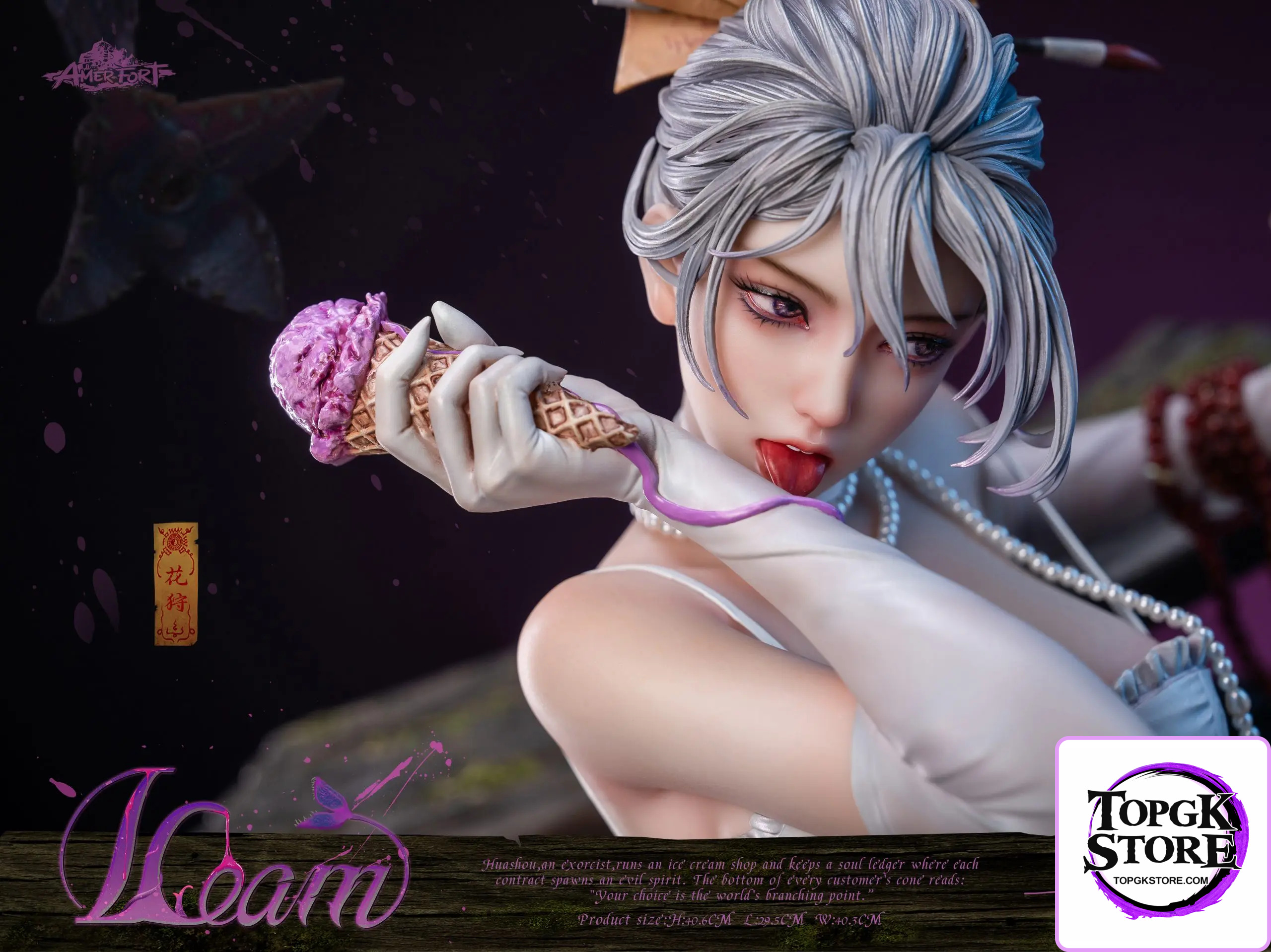 PJ Studio – AmerFort × LouLL_Aroll Hua Shou 1/4 Scale Statue AFYC-HS13 (Licensed) - Photo 7 | TopGKStore