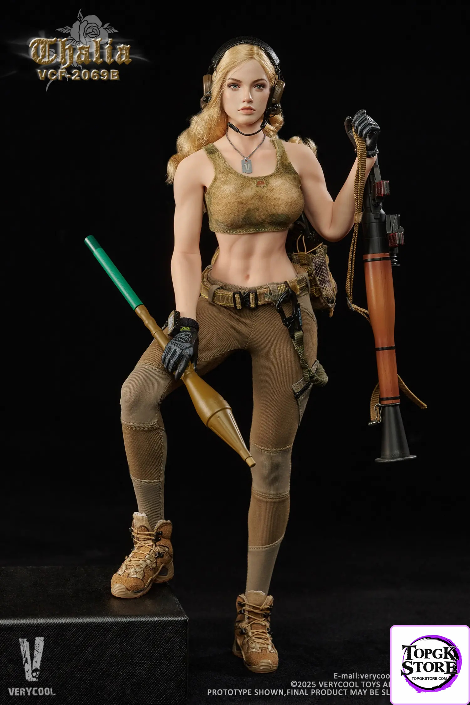 VERYCOOL – 1/6 Scale Action Figure VCF-2069 Desert female soldier -Thalia (Licensed) - Photo 21 | TopGKStore