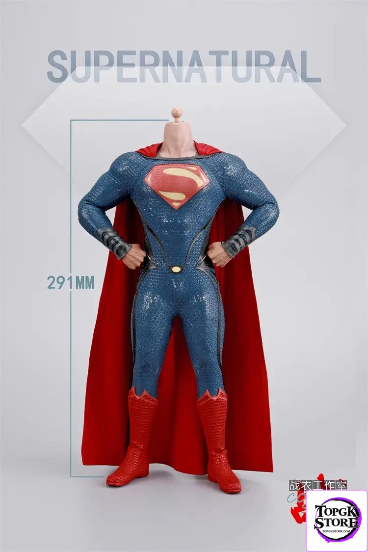 COMBA SUIT – DC SN01 1/6 Male Body and Clothes for Superman Without Head - Photo 1 | TopGKStore