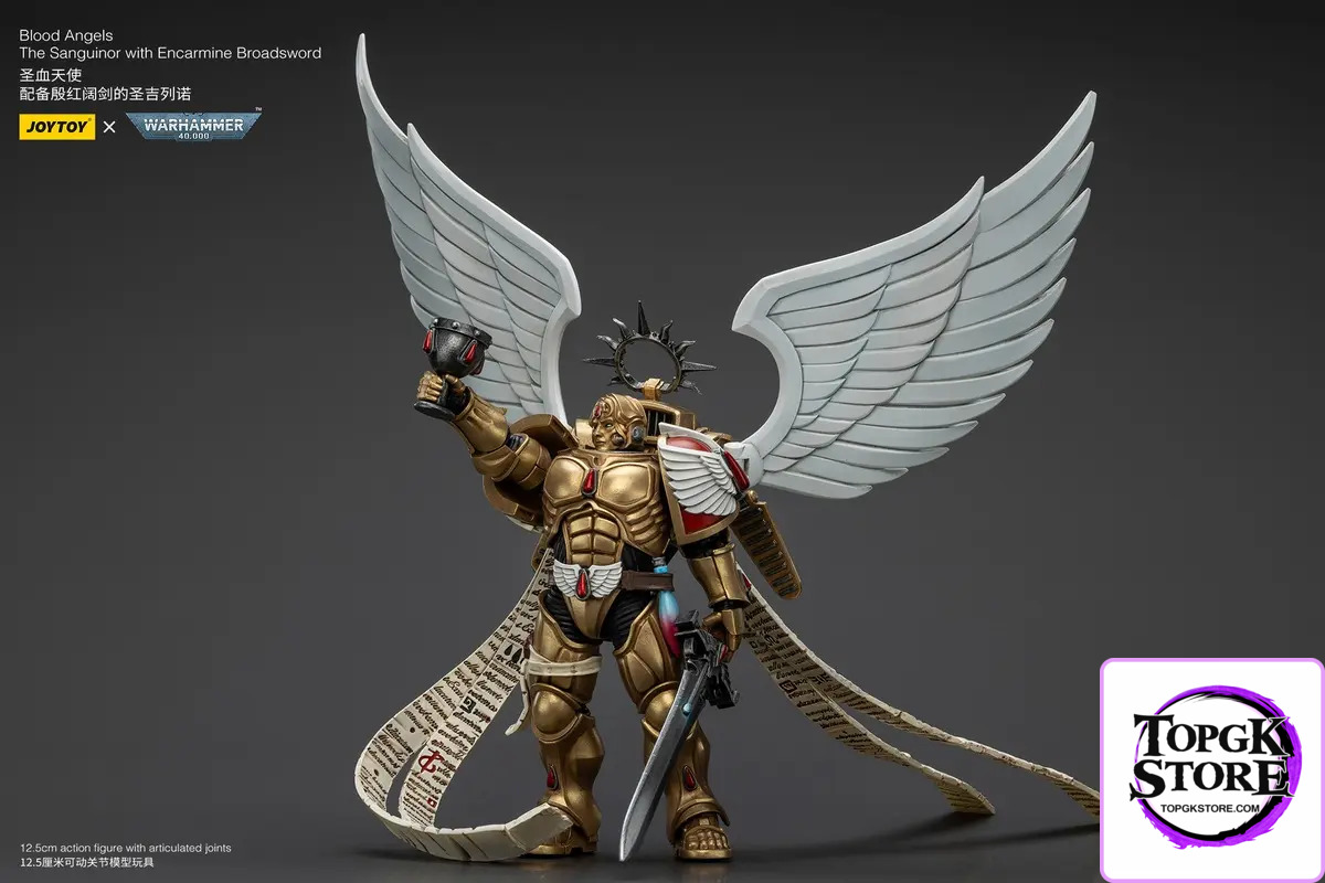 JOYTOY – Blood Angels The Sanguinor with Encarmine Broadsword JT02519 (Licensed) - Photo 10 | TopGKStore