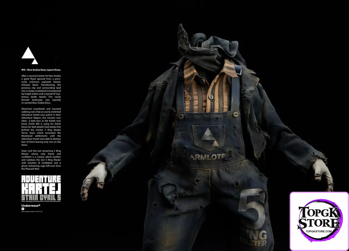 UNDERVERSE – Adventure Kartel 5 Ring Master – Stain Cyril 1/6 Action Figure (Licensed) - Photo 17 | TopGKStore