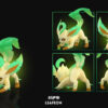 Ling Xi Gong Fang Studio – Pokedex 1/20 #4 Leafeon Pokémon - Photo 4 | TopGKStore