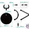 GSC – The Simple Stand mini x 4 BLACK (for Small Figures & Chibi Figures) (Licensed) - Photo 7 | TopGKStore
