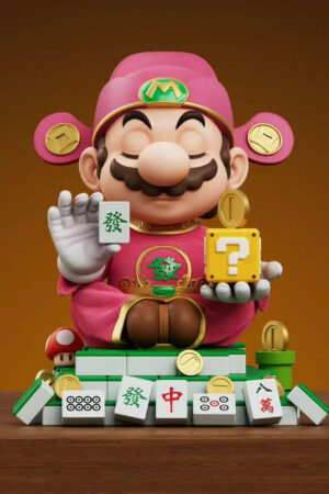 Wan Bei Studio – Mario Fortune-Attracting Figurine Super Mario - Photo 2 | TopGKStore
