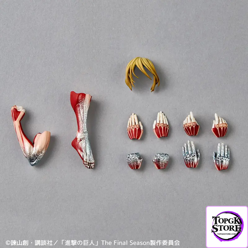 Kaiyodo – Revoltech Amazing Yamaguchi Attack on Titan Armored Titan & Female Titan (Licensed) - Photo 25 | TopGKSto