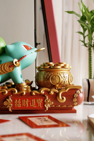 WAWA Studio – Fortune-Attracting Golden Toad Bulbasaur Pokémon - Photo 1 | TopGKStore