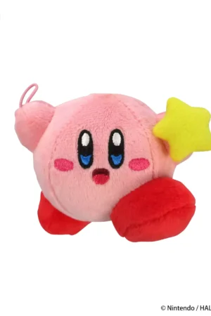 FURYU – Kirby Mini Plush Toy Kirby with Yellow Star & Blue Star and Waddle Dee with Pink Star & Green Star (Lic