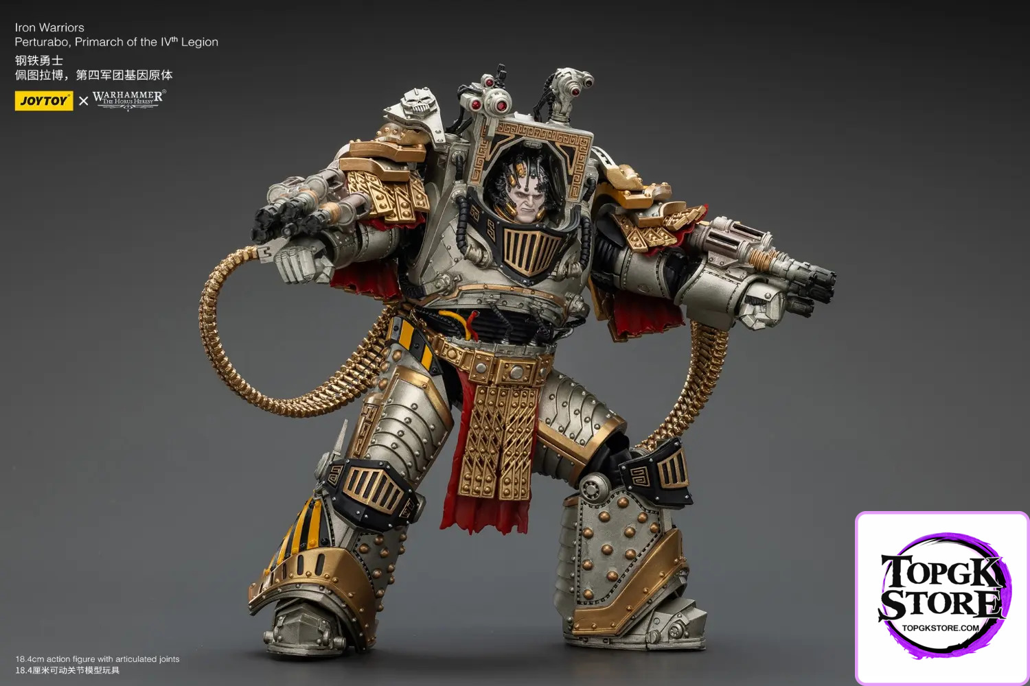 JOYTOY – Iron Warriors Perturabo, Primarch of the lVth Legion (Licensed) - Photo 16 | TopGKStore