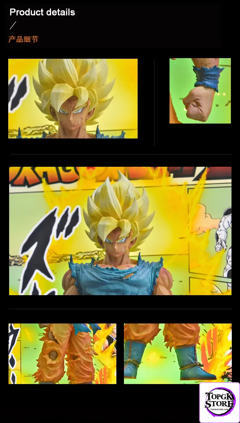 Time tree Studio – Dragon Ball Son Goku & Gotenks Decorative 3D Stereoscopic Painting - Photo 2 | TopGKStore