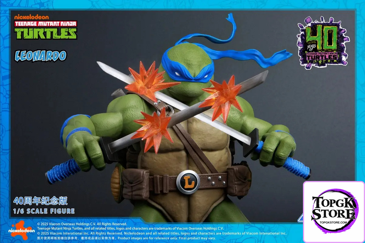 BIGFTOYS – BIGF-001 Leonardo 40th Anniversary Edition 1/6 Scale Action Figure (Licensed) - Photo 17 | TopGKStore