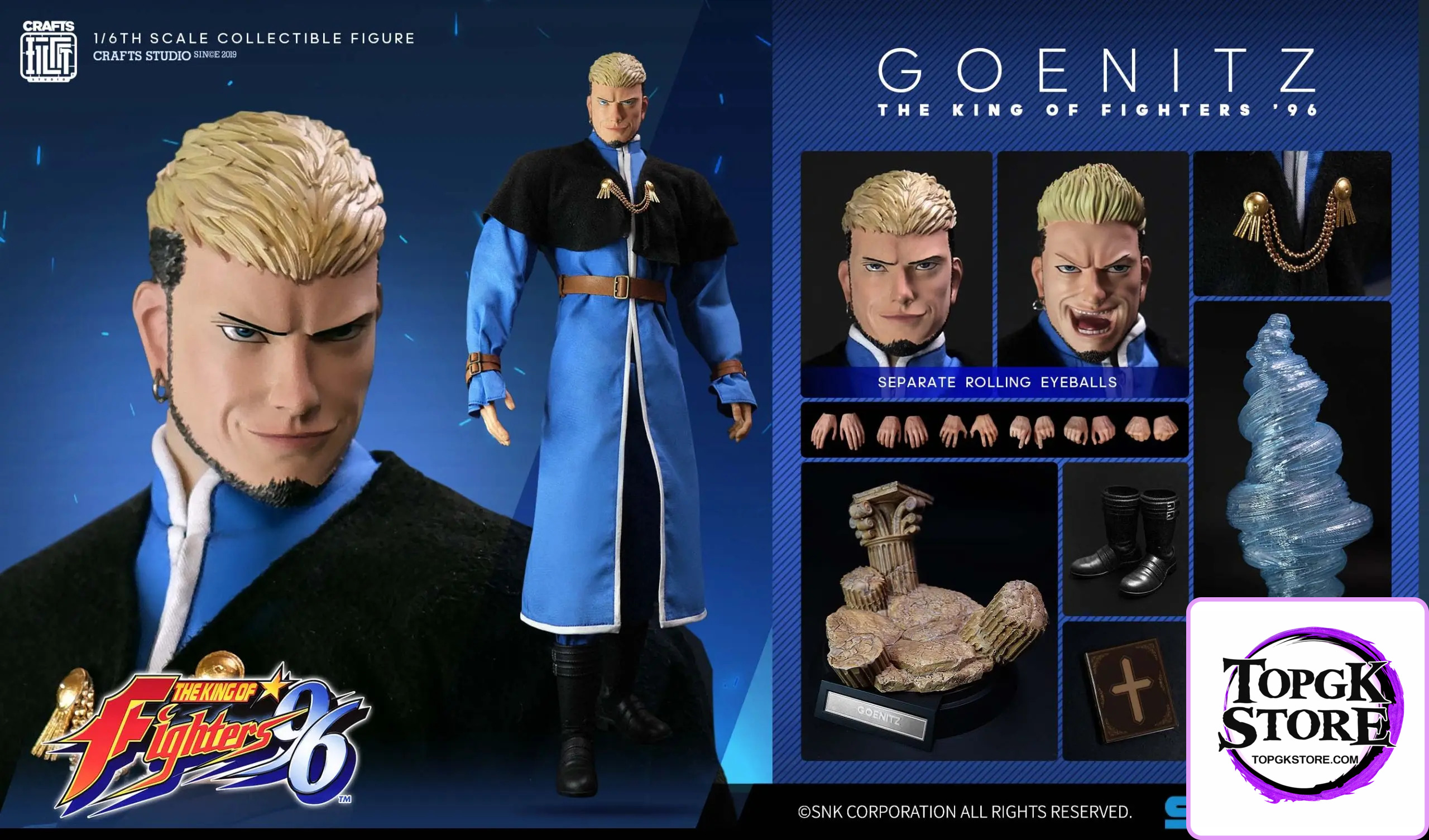 CRAFTS Studio – The King of Fighters Goenitz (Licensed) - Photo 1 | TopGKStore