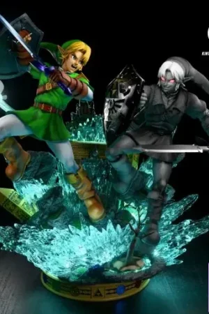 Kintsukuroi Creations Studio - LINK VS DARK LINK 14 & 16 DIORAMA The Legend of Zelda - Photo 1 | TopGKStore