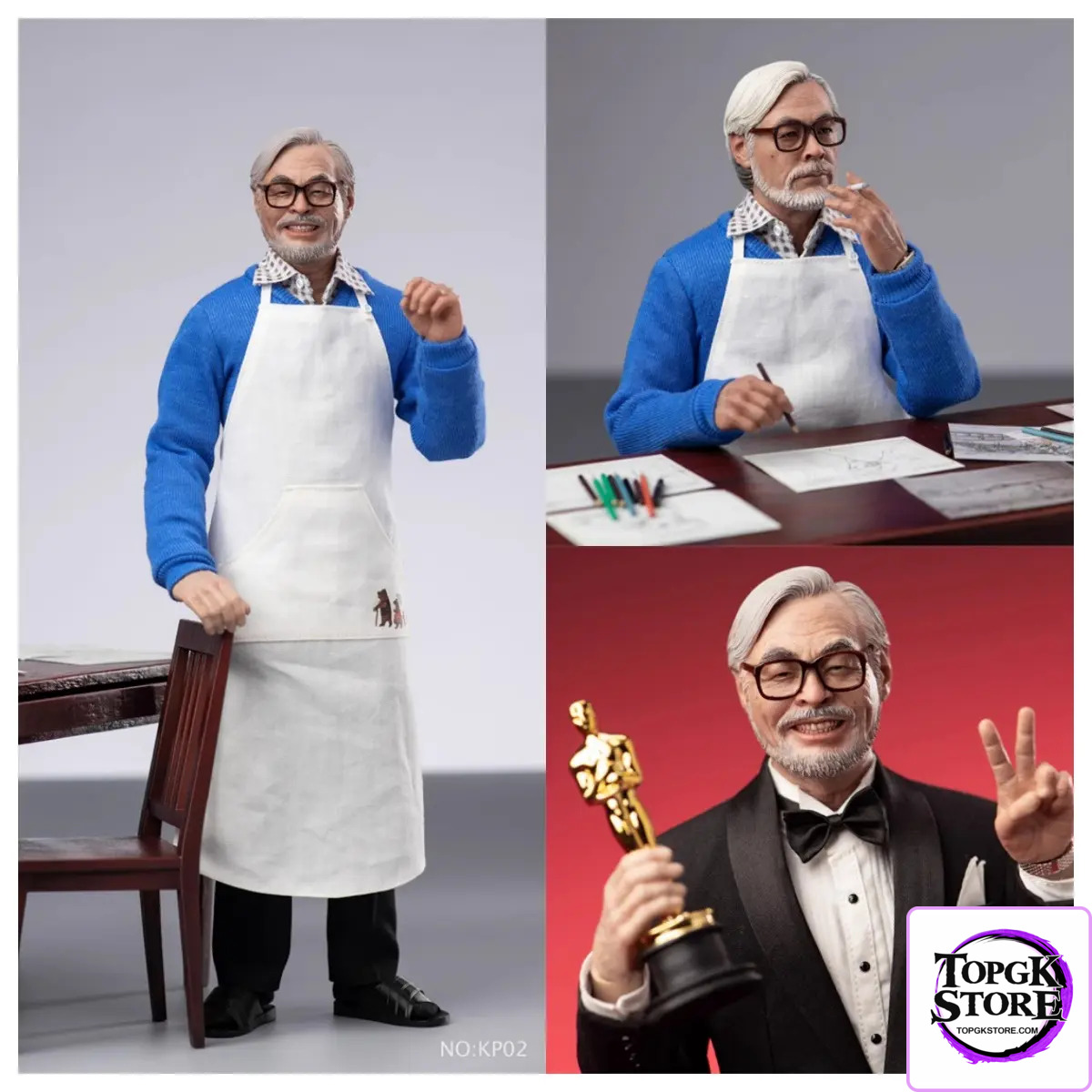Kento Pro Series Studio – My Neighbor Totoro 1/6 Grandpa who loves painting KP02 - Photo 5 | TopGKStore