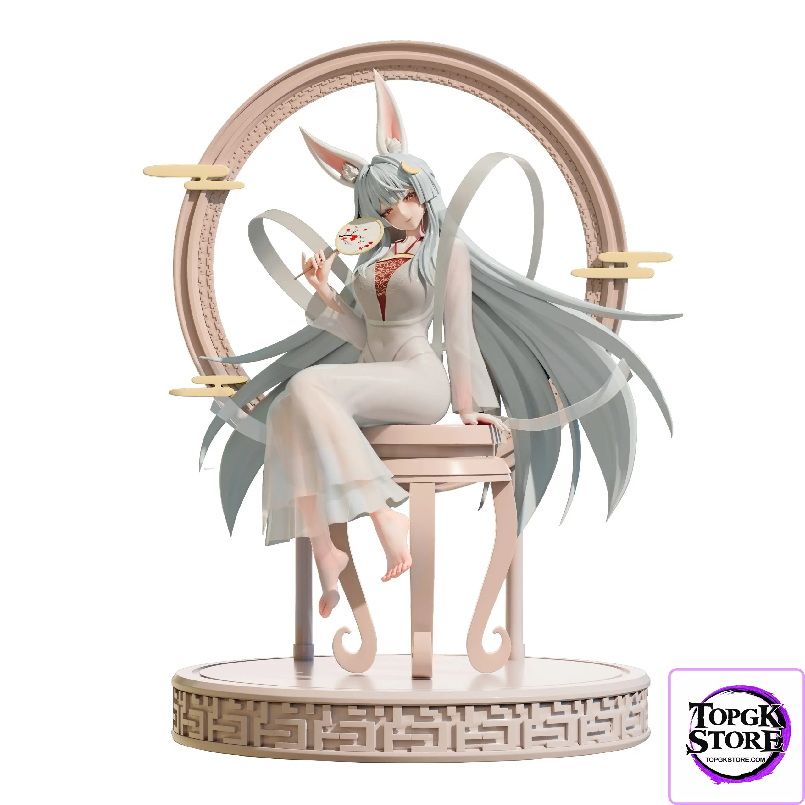 Yun Yi Studio – Chinese Style Original Illustration Moon Palace Jade Rabbit Figure (Licensed) - Photo 3 | TopGKStore