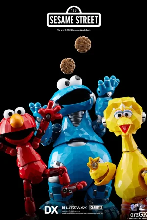 Blitzway Studio – Carbotix Sesame Street Aciton Figure Elmo Big Bird Cookie Monster BW-CA-10603 - Photo 1 | TopGKStore