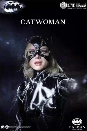 Jazzinc Dioramas Studio – 1992 Film: Batman Returns Catwoman Articulated Figure - Photo 2 | TopGKStore