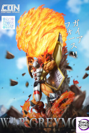 CONTINUE Studio – Digimon Light Sculpture Scene Series #1 War Greymon Gaia Energy Cannon - Photo 2 | TopGKStore